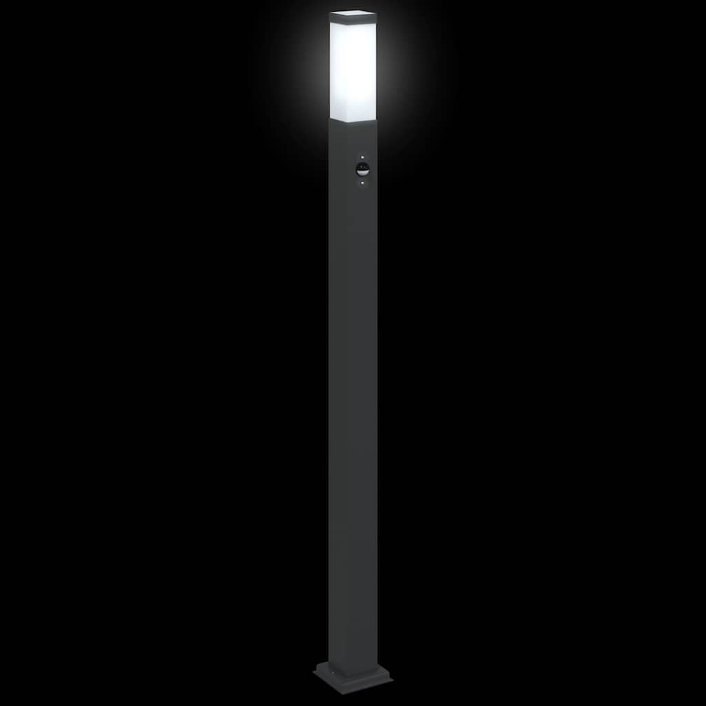 pullertlampe med sensor 110 cm sort IP44