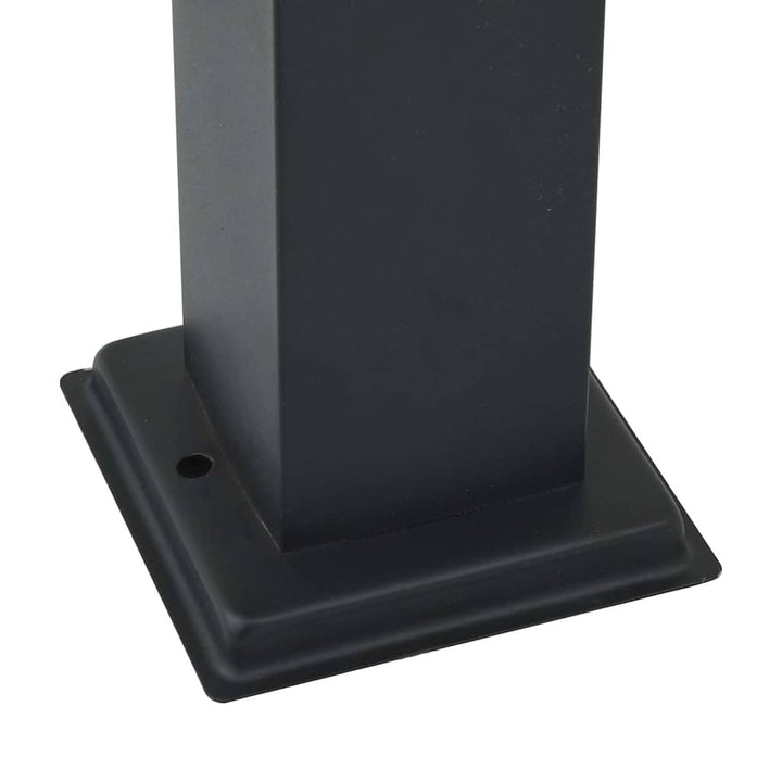 pullertlamper med sensor og stikkontakt 3 stk. 110 cm sort IP44