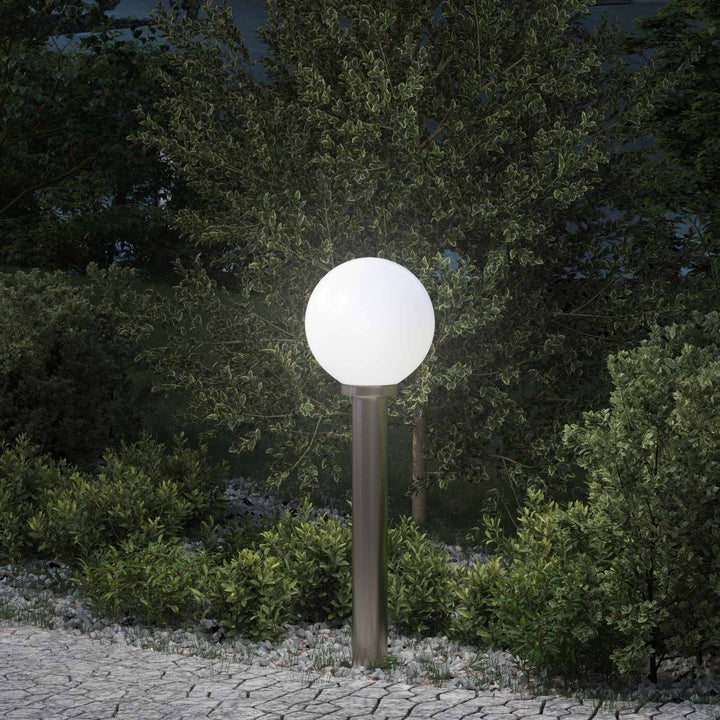 pullertlampe 80 cm rustfrit stål IP44
