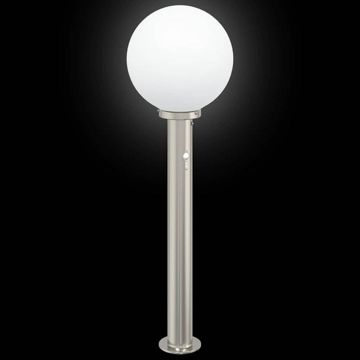 pullertlampe med sensor 80 cm rustfrit stål IP44