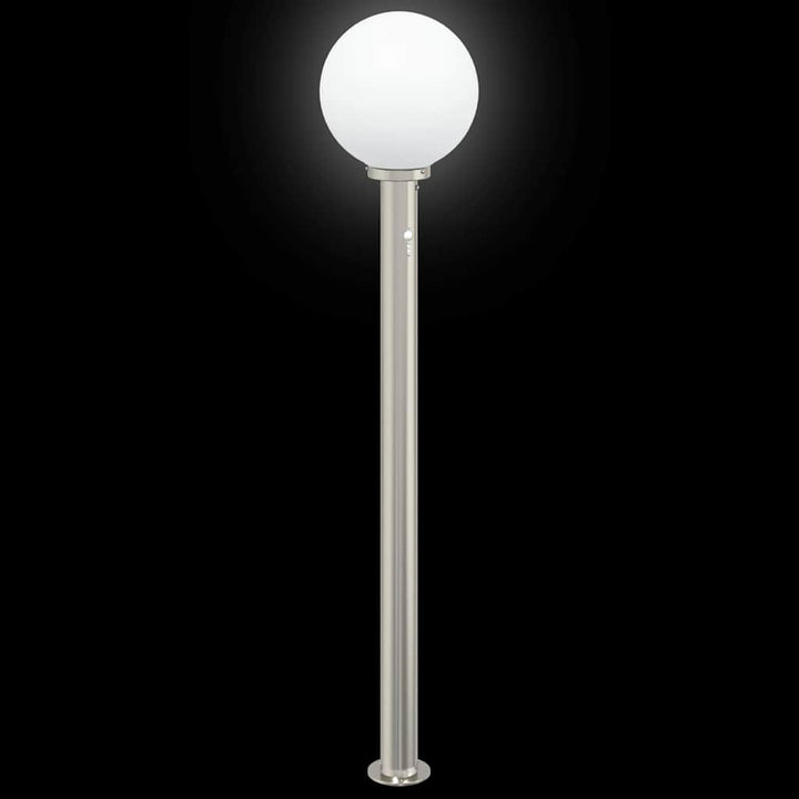 pullertlampe med sensor 120 cm rustfrit stål IP44