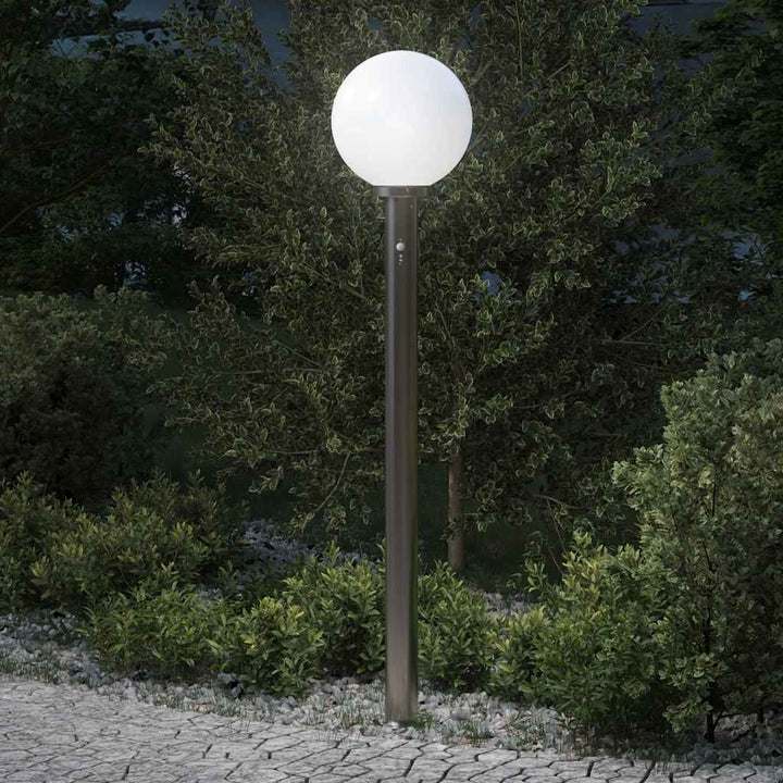pullertlampe med sensor 120 cm rustfrit stål IP44