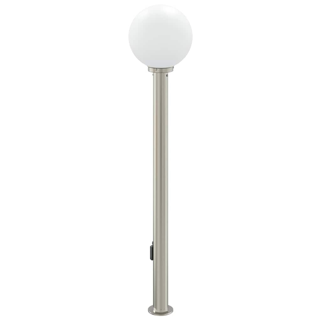pullertlampe med sensor og stikkontakt 120 cm rustfrit stål IP44