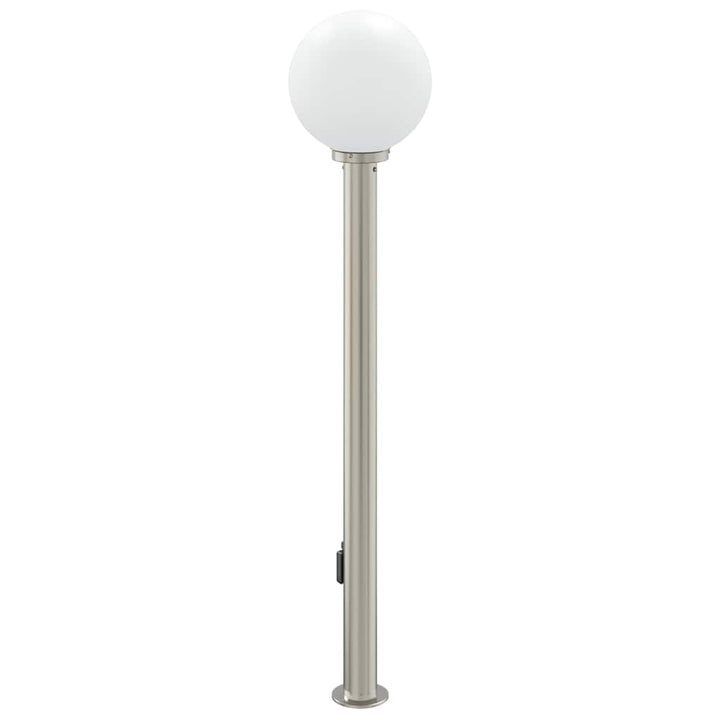 pullertlampe med sensor og stikkontakt 120 cm rustfrit stål IP44