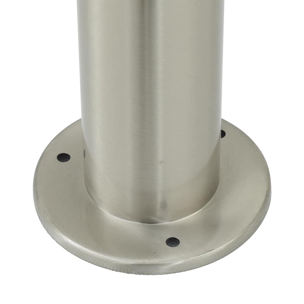 pullertlamper med sensor og stikkontakt 3 stk. 120 cm rustfrit stål IP44