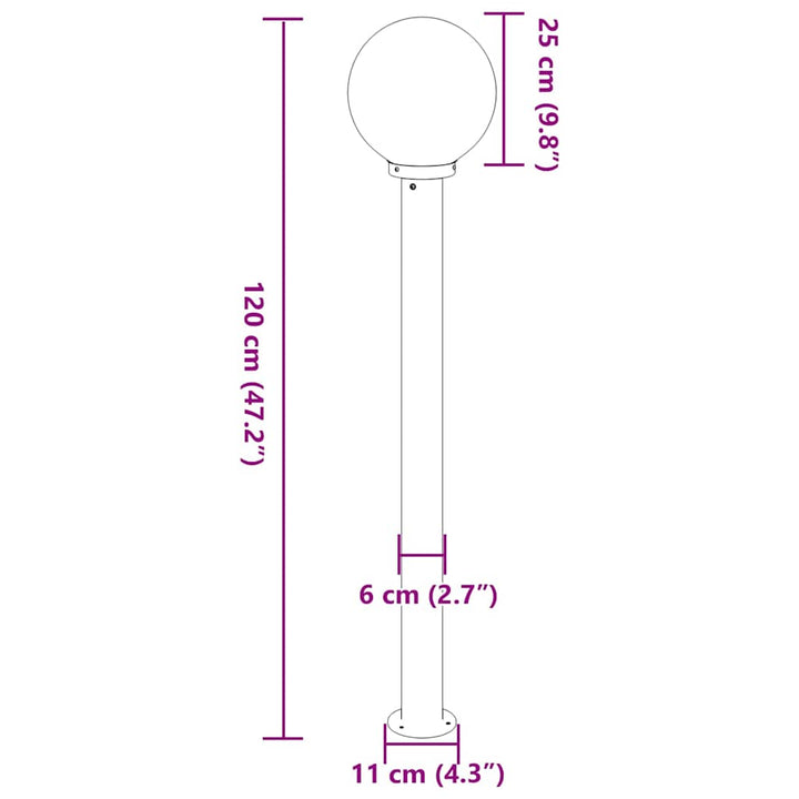 pullertlampe 120 cm sort IP44