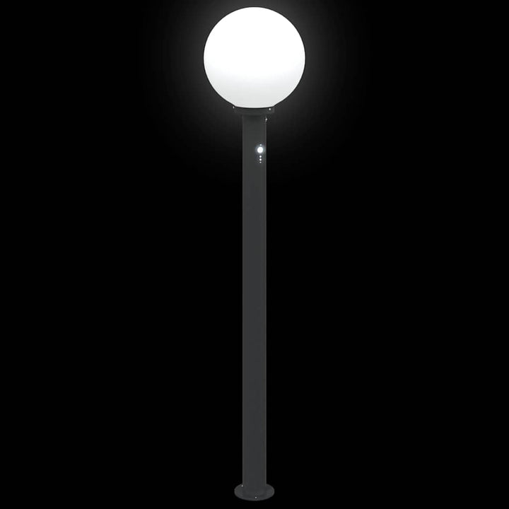 pullertlampe med sensor 120 cm sort IP44