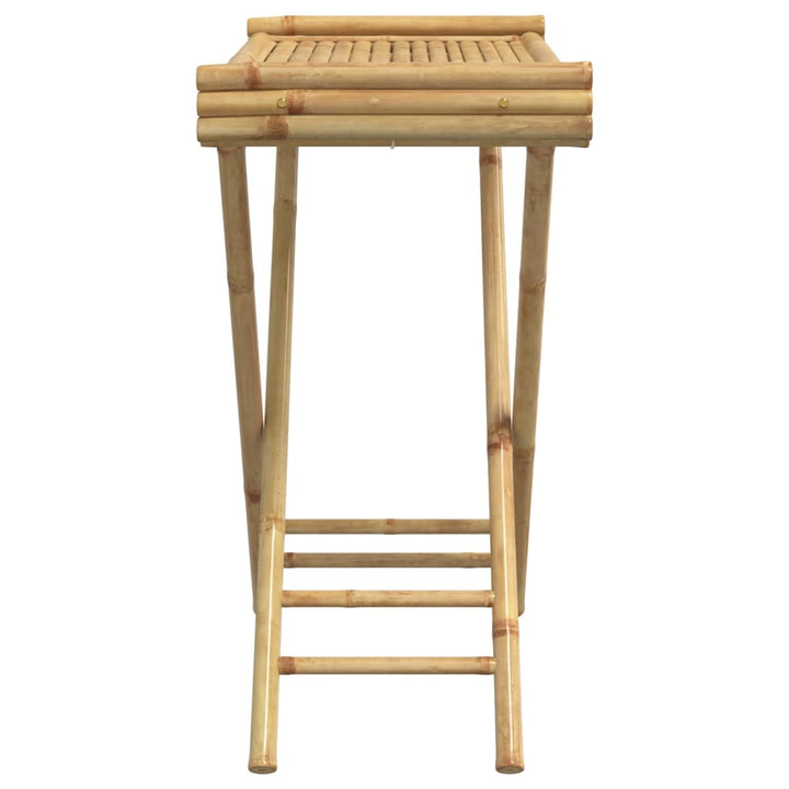 foldbart bakkebord 70,5x42,5x80 cm bambus