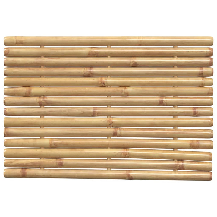bademåtter 2 stk. 70x50 cm bambus