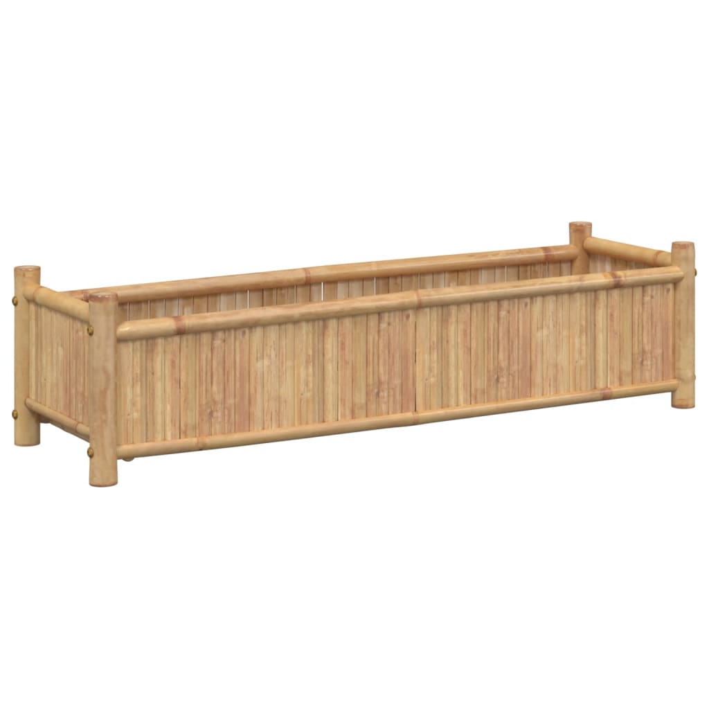 plantekasse 100x30x25 cm bambus