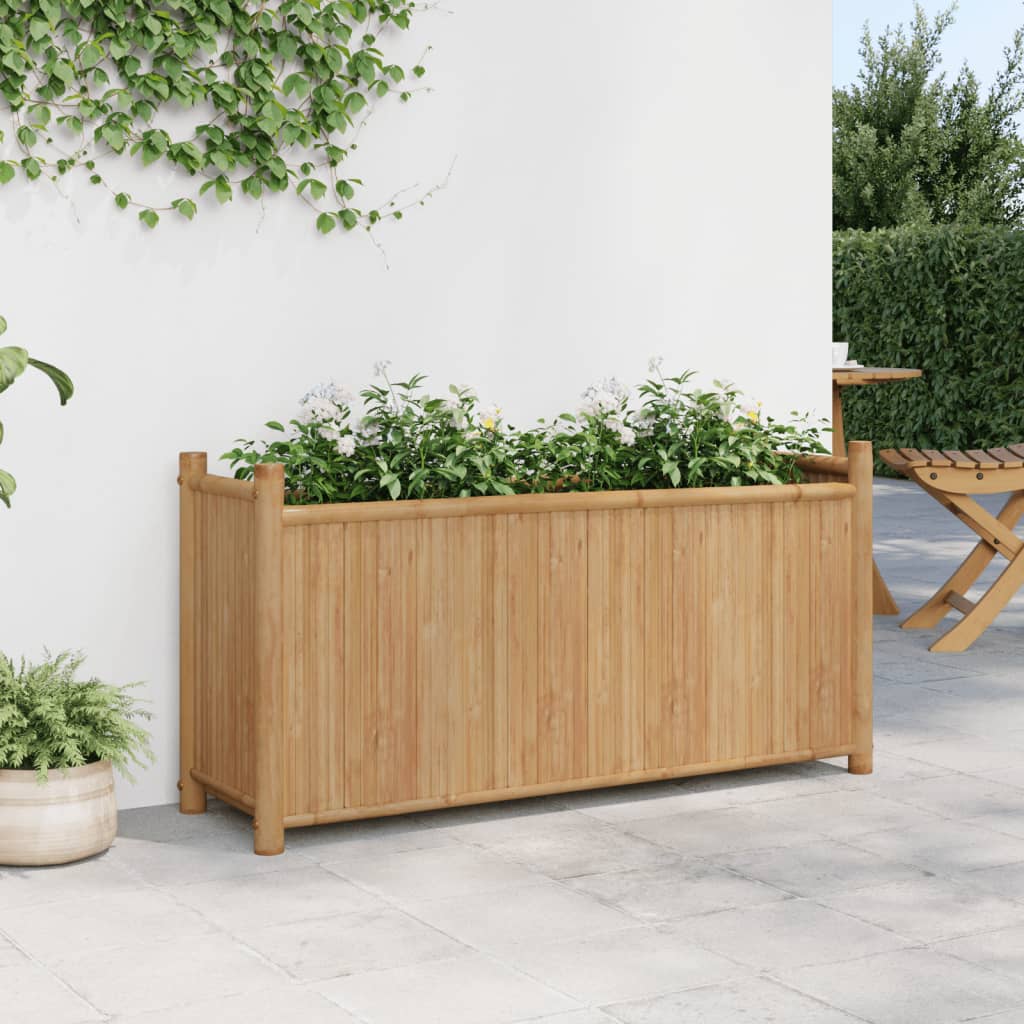 plantekasse 100x30x50 cm bambus