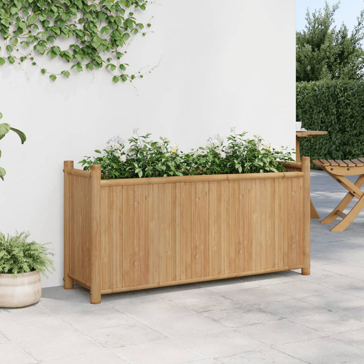 plantekasse 100x30x50 cm bambus