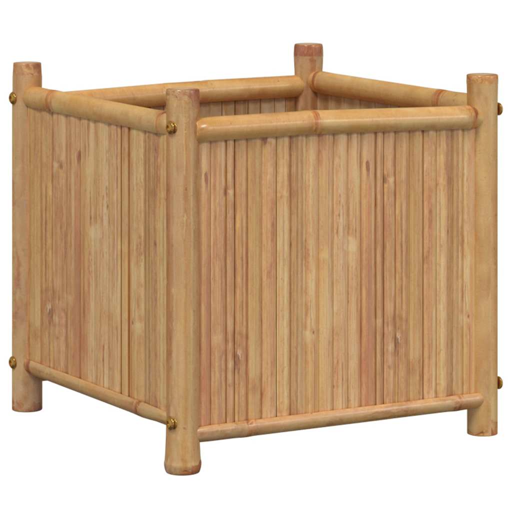 plantekasse 40x40x40 cm bambus