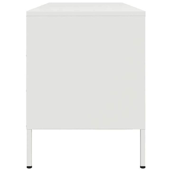 tv-bord 100,5x39x50,5 cm stål sort
