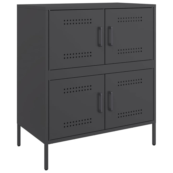 skænk 68x39x79 cm stål sort