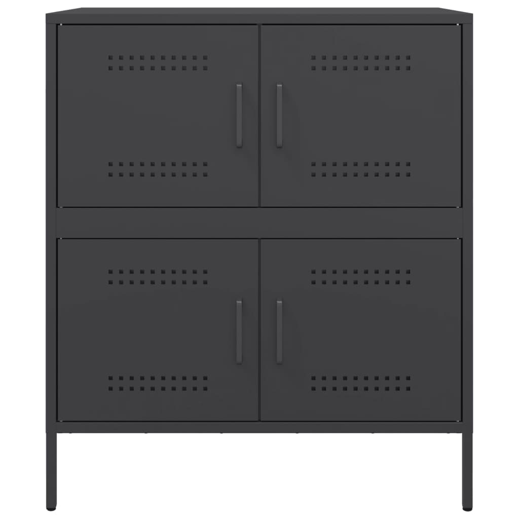 skænk 68x39x79 cm stål sort