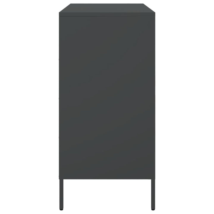 skænk 68x39x79 cm stål sort