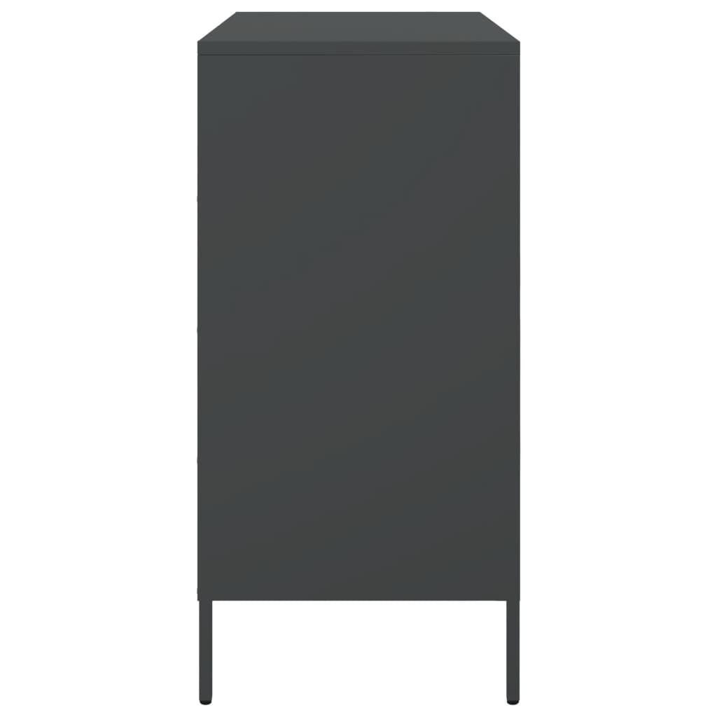 skænk 68x39x79 cm stål sort