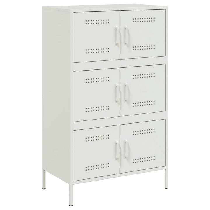 højskab 68x39x113 cm stål hvid