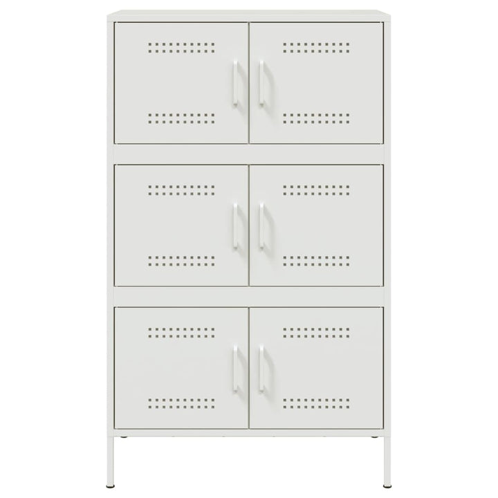højskab 68x39x113 cm stål hvid