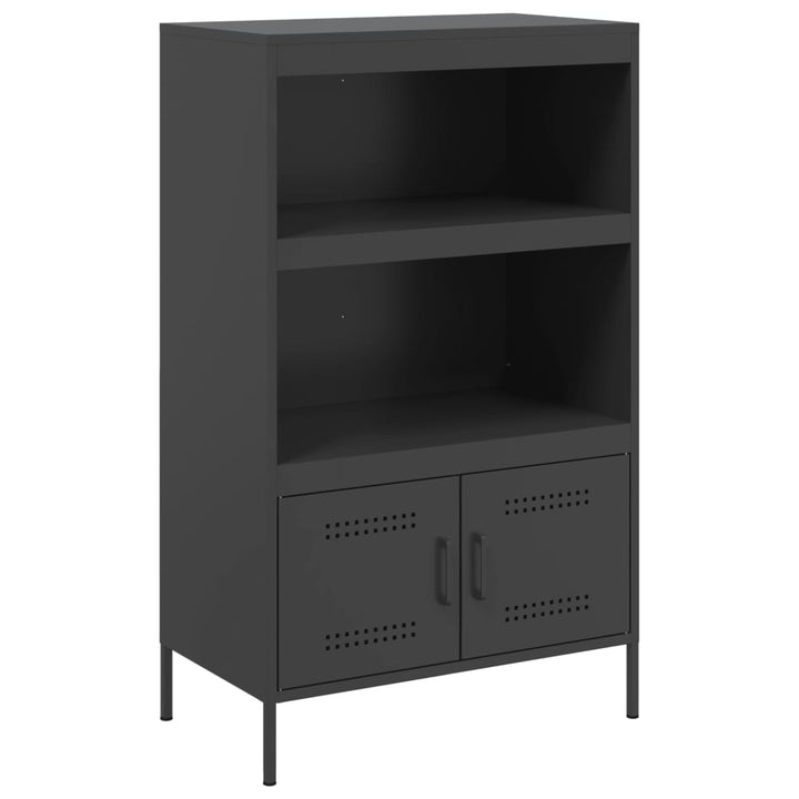 højskab 68x39x113 cm stål sort