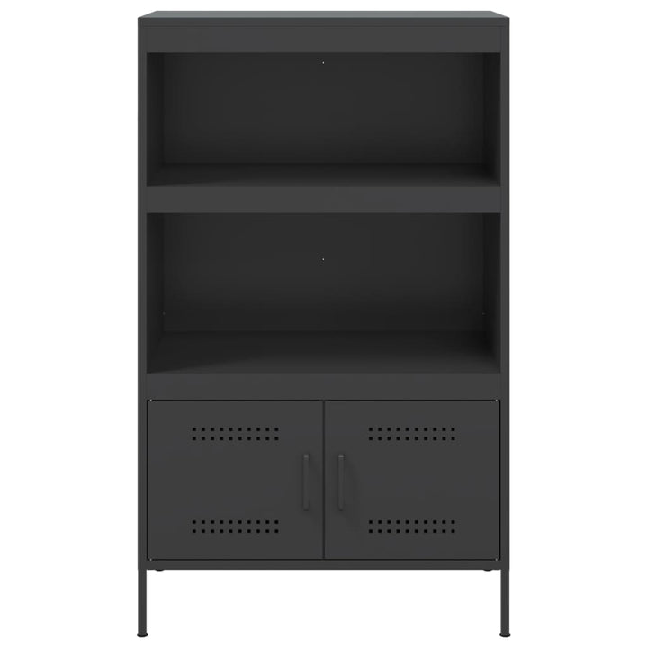 højskab 68x39x113 cm stål sort