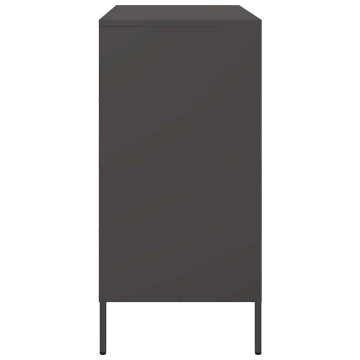 skænk 68x39x79 cm stål sort