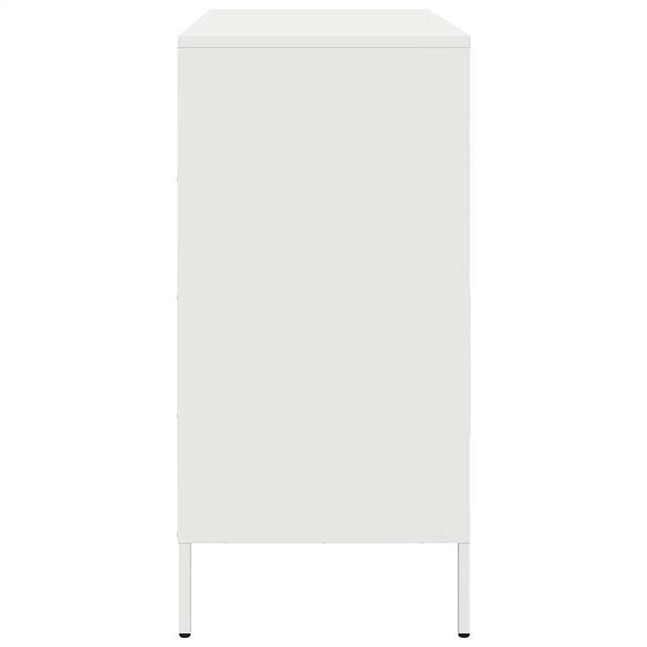 skab 68x39x79 cm stål hvid
