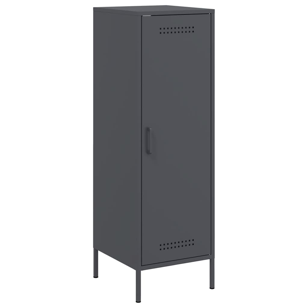 skab 36x39x113 cm stål antracitgrå
