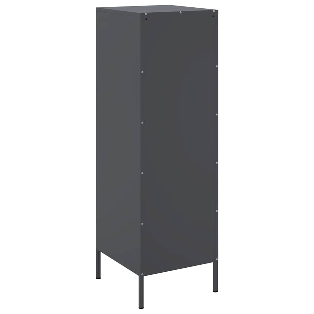skab 36x39x113 cm stål antracitgrå