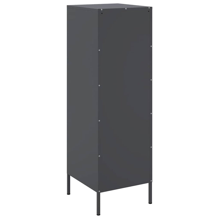 skab 36x39x113 cm stål antracitgrå