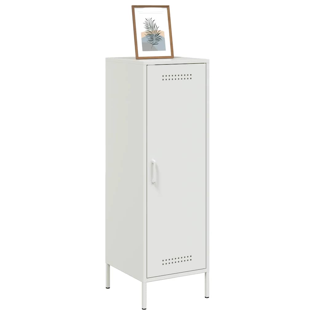 skab 36x39x113 cm stål hvid