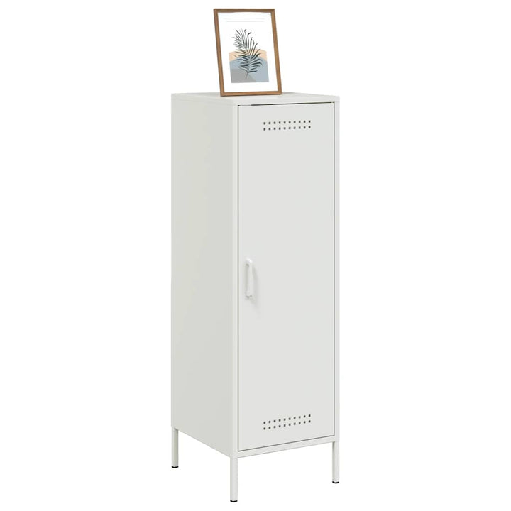 skab 36x39x113 cm stål hvid