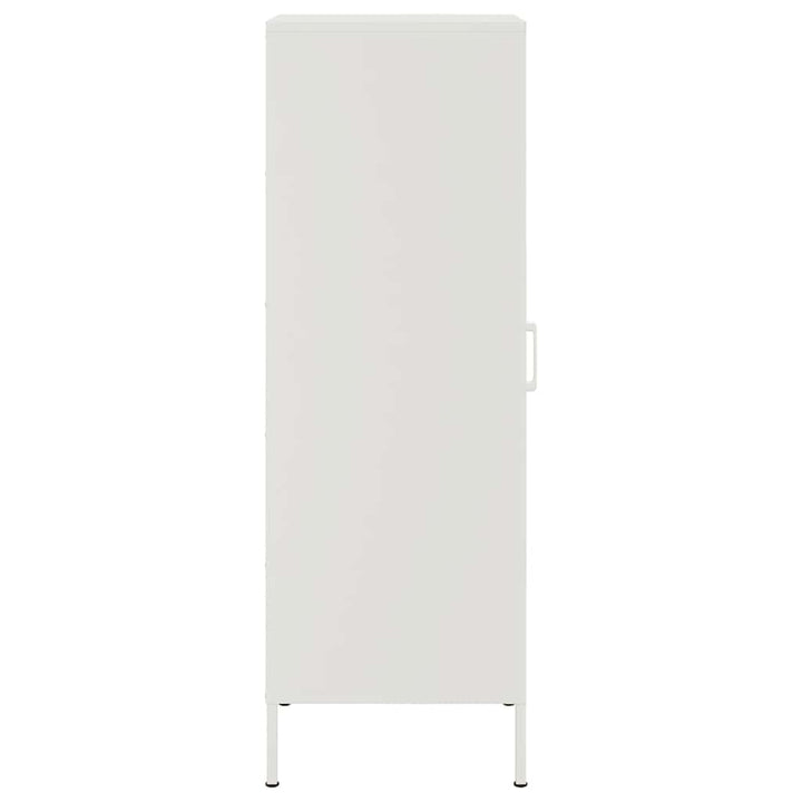 skab 36x39x113 cm stål hvid