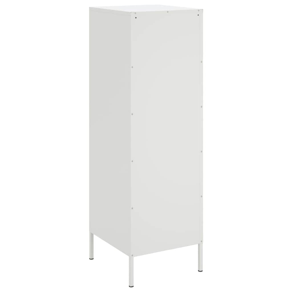 skab 36x39x113 cm stål hvid