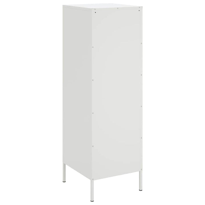 skab 36x39x113 cm stål hvid