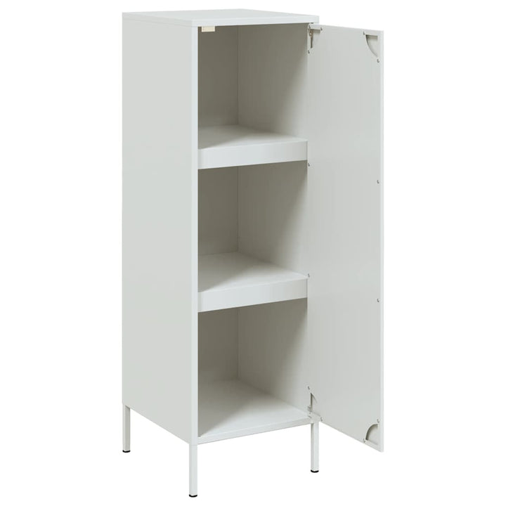 skab 36x39x113 cm stål hvid