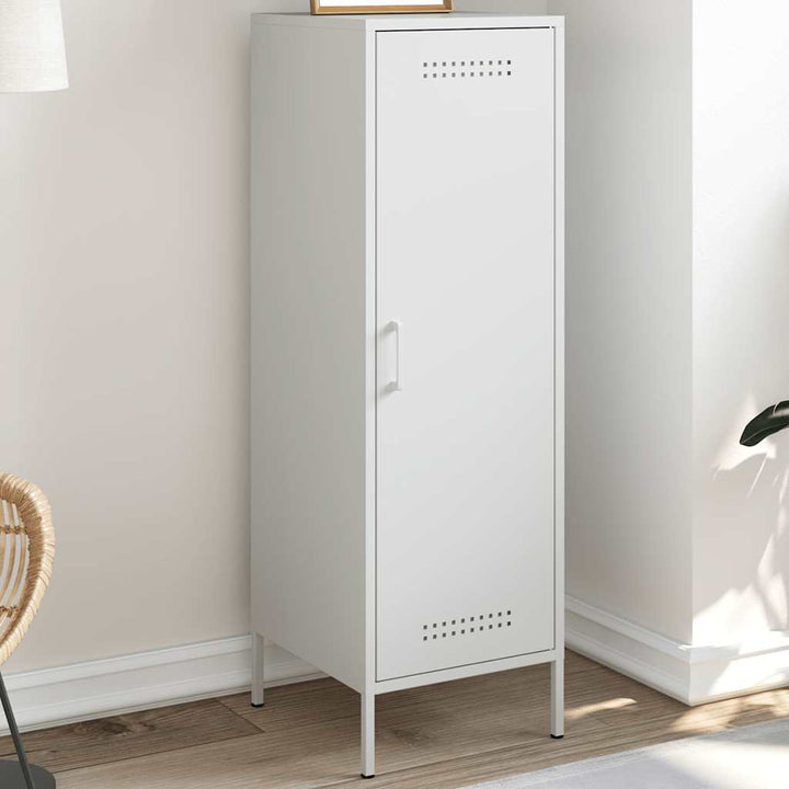 skab 36x39x113 cm stål hvid
