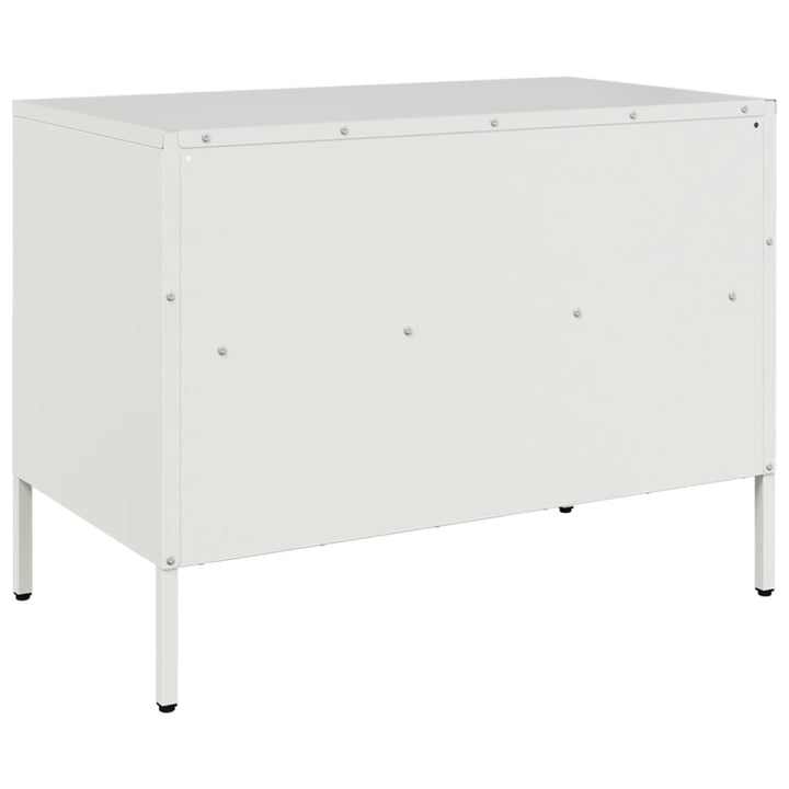tv-borde 2 stk. 68x39x50,5 cm stål hvid