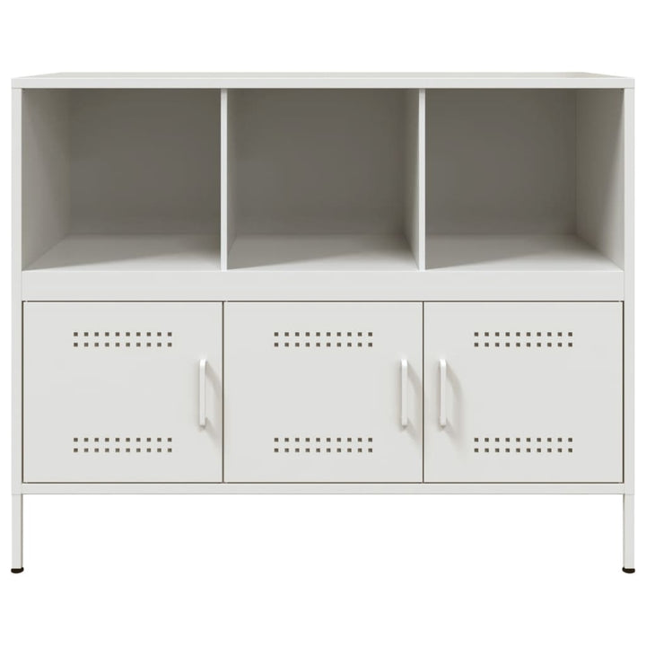 skab 100,5x39x79 cm stål hvid