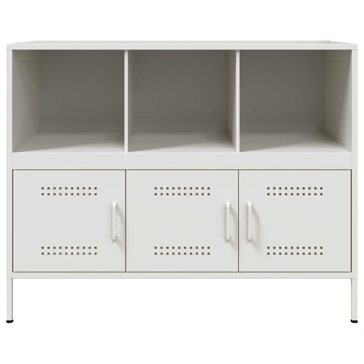skab 100,5x39x79 cm stål hvid
