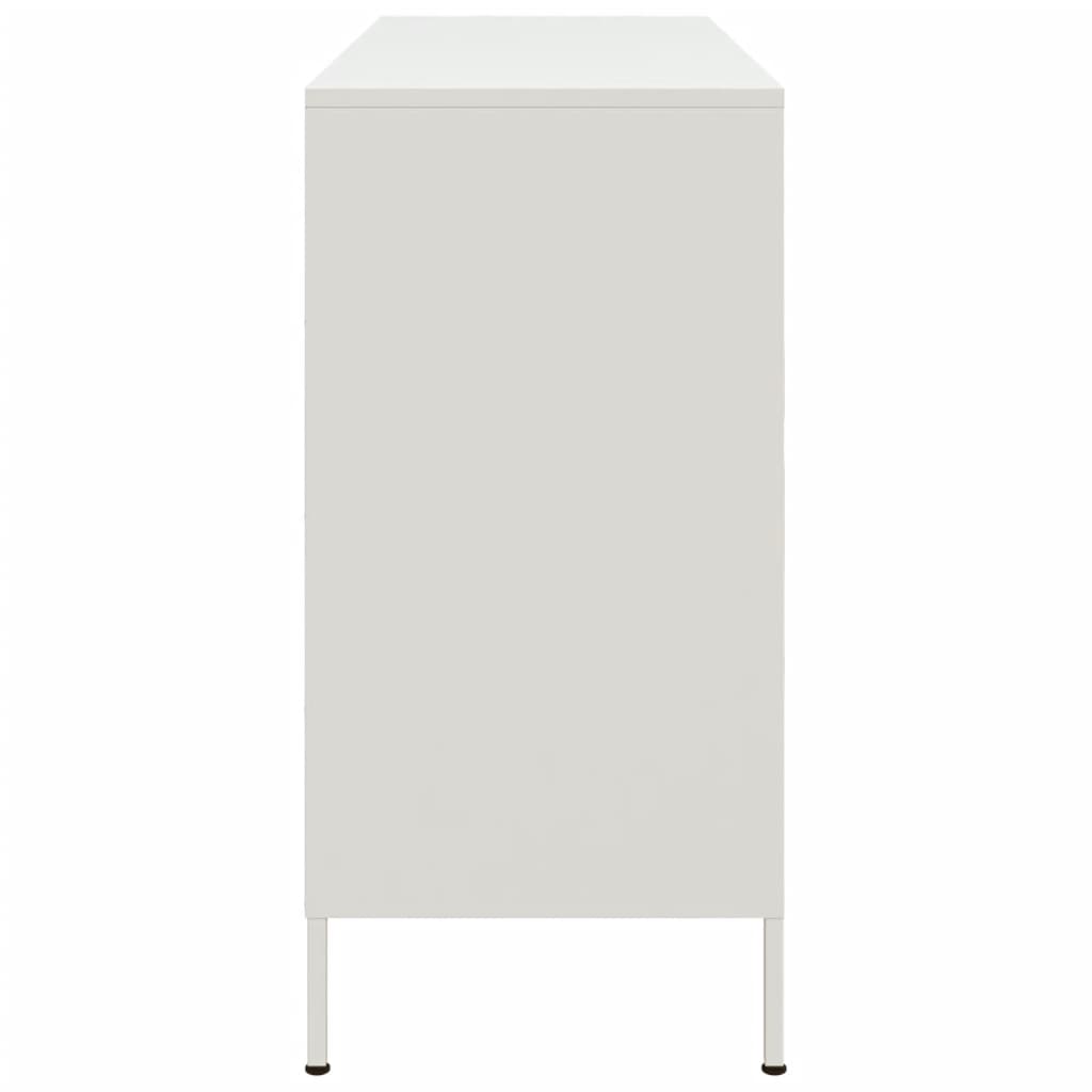 skab 100,5x39x79 cm stål hvid