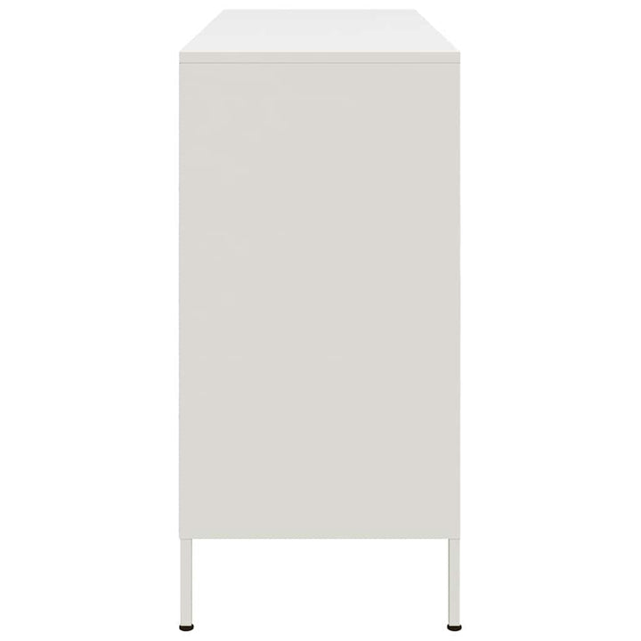skab 100,5x39x79 cm stål hvid
