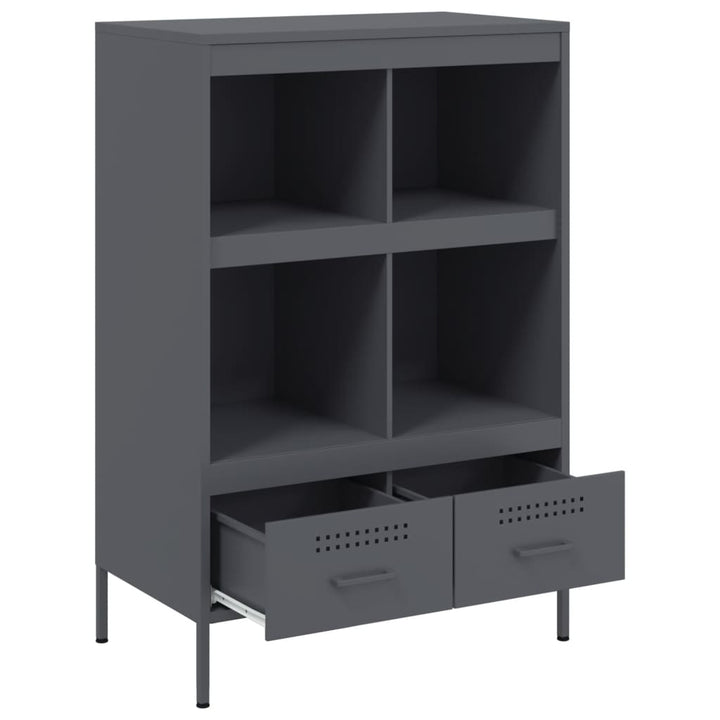 skab 68x39x101,5 cm stål antracitgrå