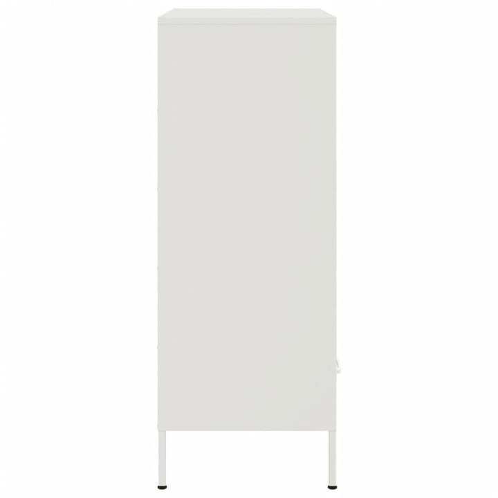 skab 68x39x101,5 cm stål hvid