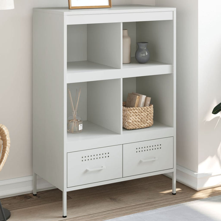 skab 68x39x101,5 cm stål hvid