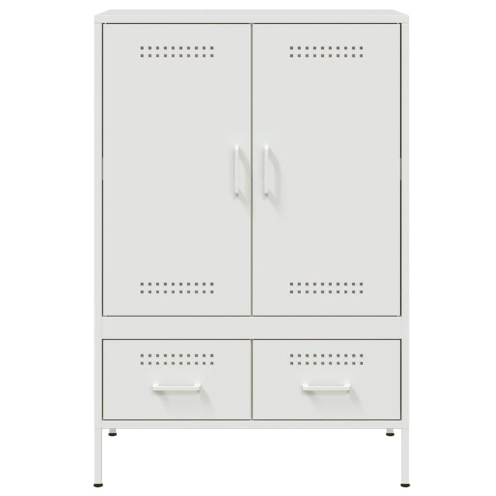 skab 68x39x101,5 cm stål hvid
