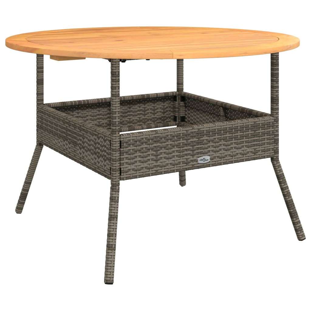 sofasæt 2 dele med hynder polyrattan grå