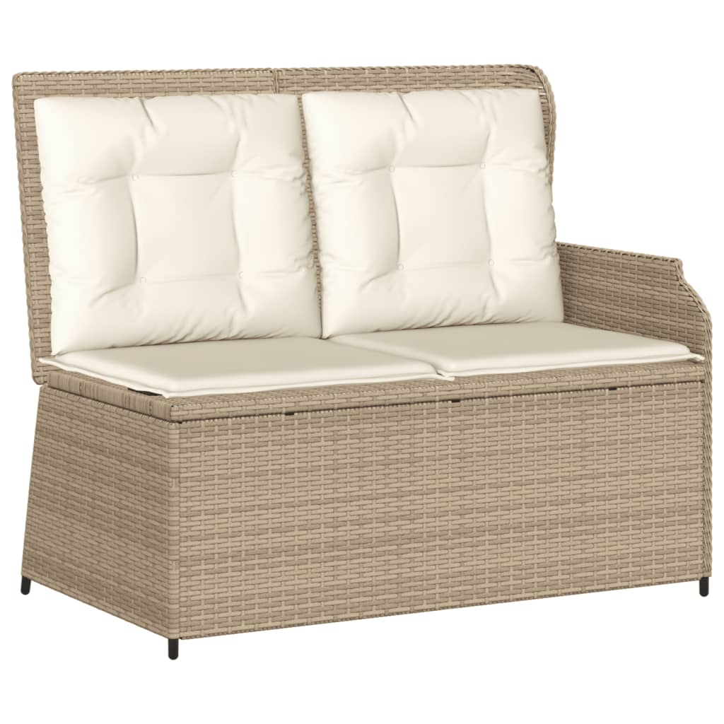 sofasæt til haven 3 dele med hynder polyrattan beige