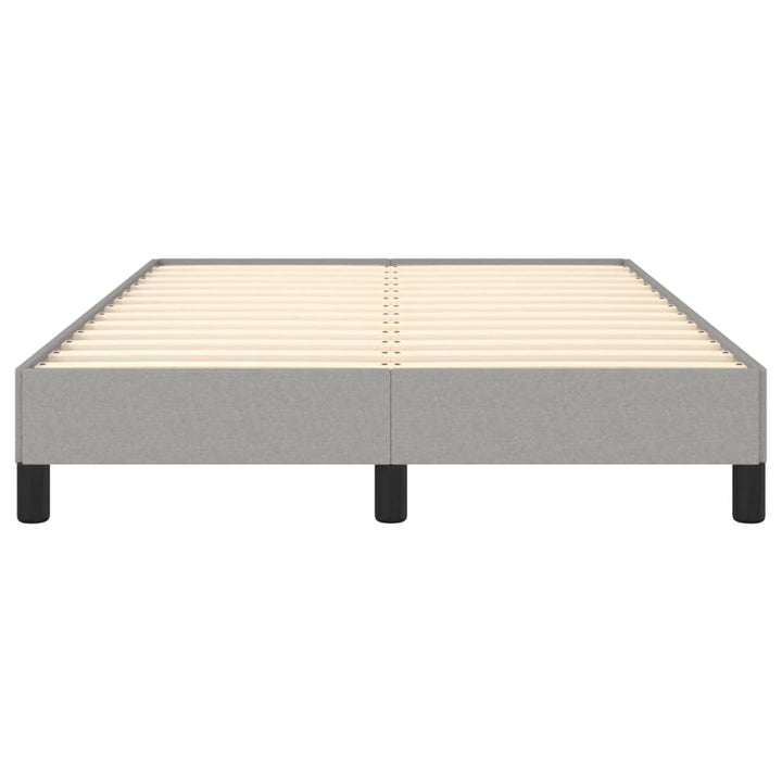 sengeramme uden madras 120x190 cm stof enkeltseng lysegrå